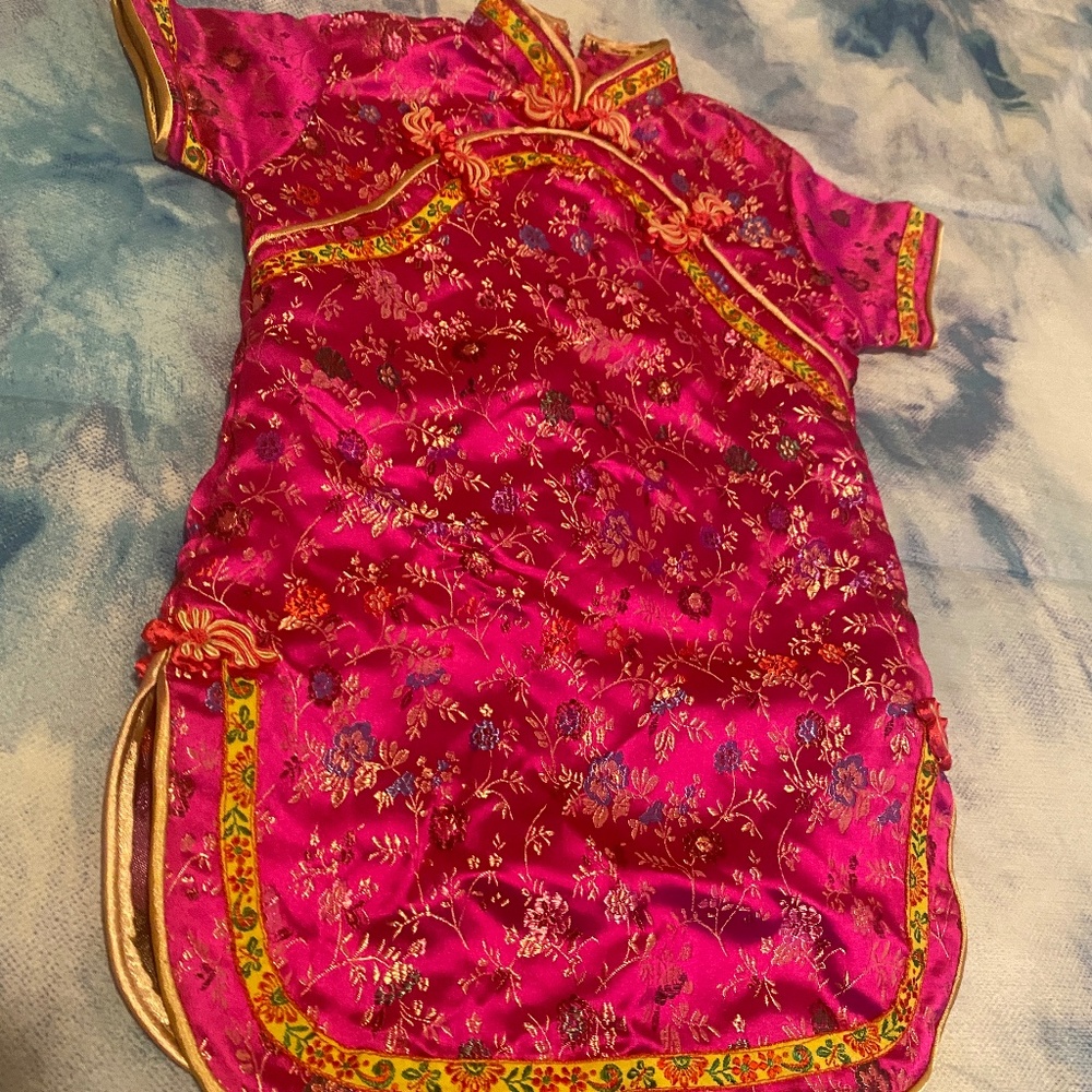 Pink & Gold Formal Dress